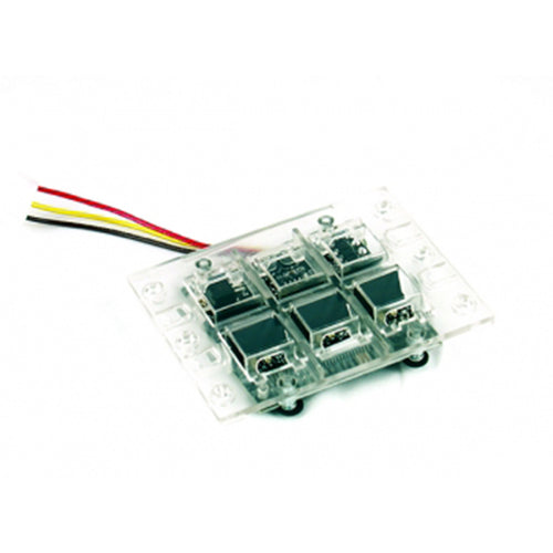 Intellitec PMC 880 Programmable Switch Panel 6 way 24v yel / grn bright (Image for illustration purposes only.)