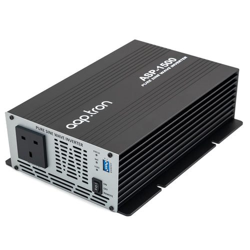 12V 1500W Pure Sine Wave Inverter UK Socket (Image for illustration purposes only.)