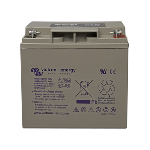 12V/22Ah AGM Deep Cycle Battery