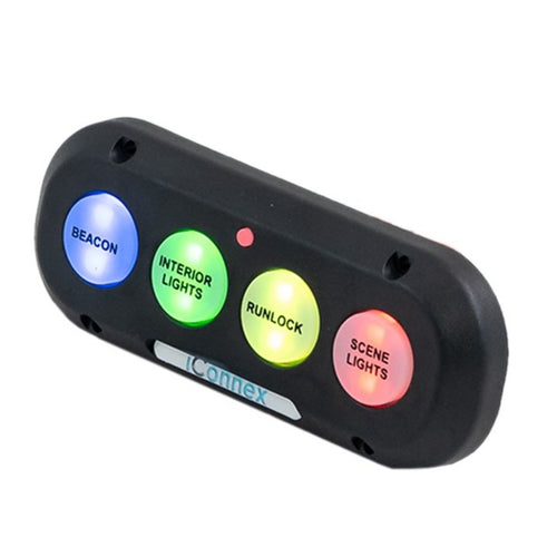 iConnex Switch Keypad CAN 4-way Grey 2 Metre (Image for illustration purposes only.)