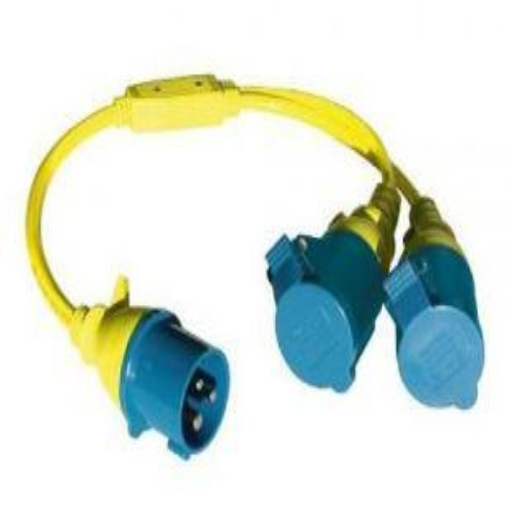 Victron Splitterkabel 16A 250V – CEE Stecker Auf 2x CEE Kupplung, Für Stromverteilung