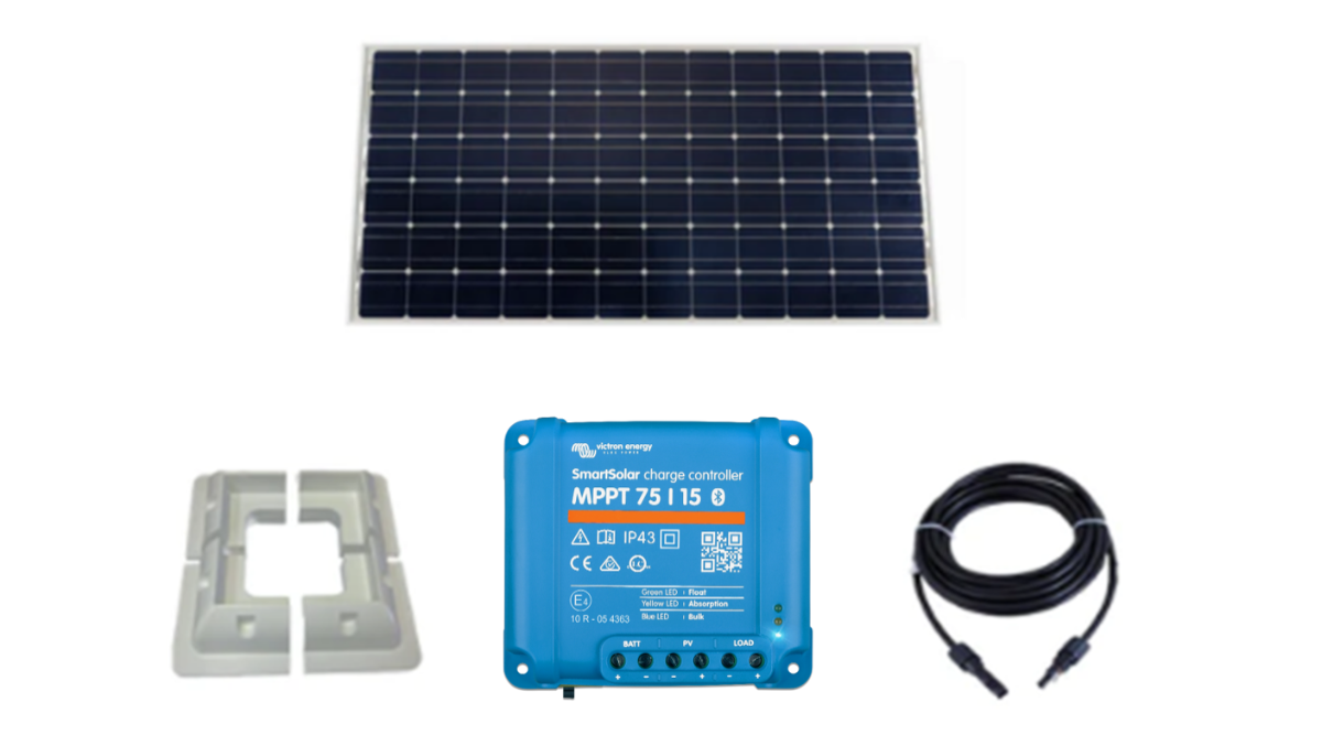 Mobile Solar Kit 115W- SMART (12V panel) - Rechargeable Mobile Solar ...