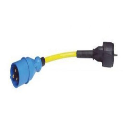 Victron Energy Adapter Cord 16A/250V-CEE plug/Schuko Coupling