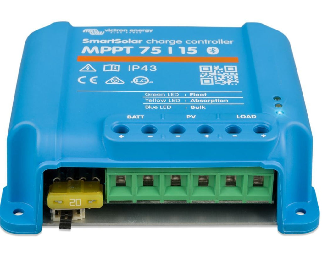 Victron Energy SmartSolar MPPT 75/15 Solar Charge Controller - Bluetooth, 15A, 75V Max